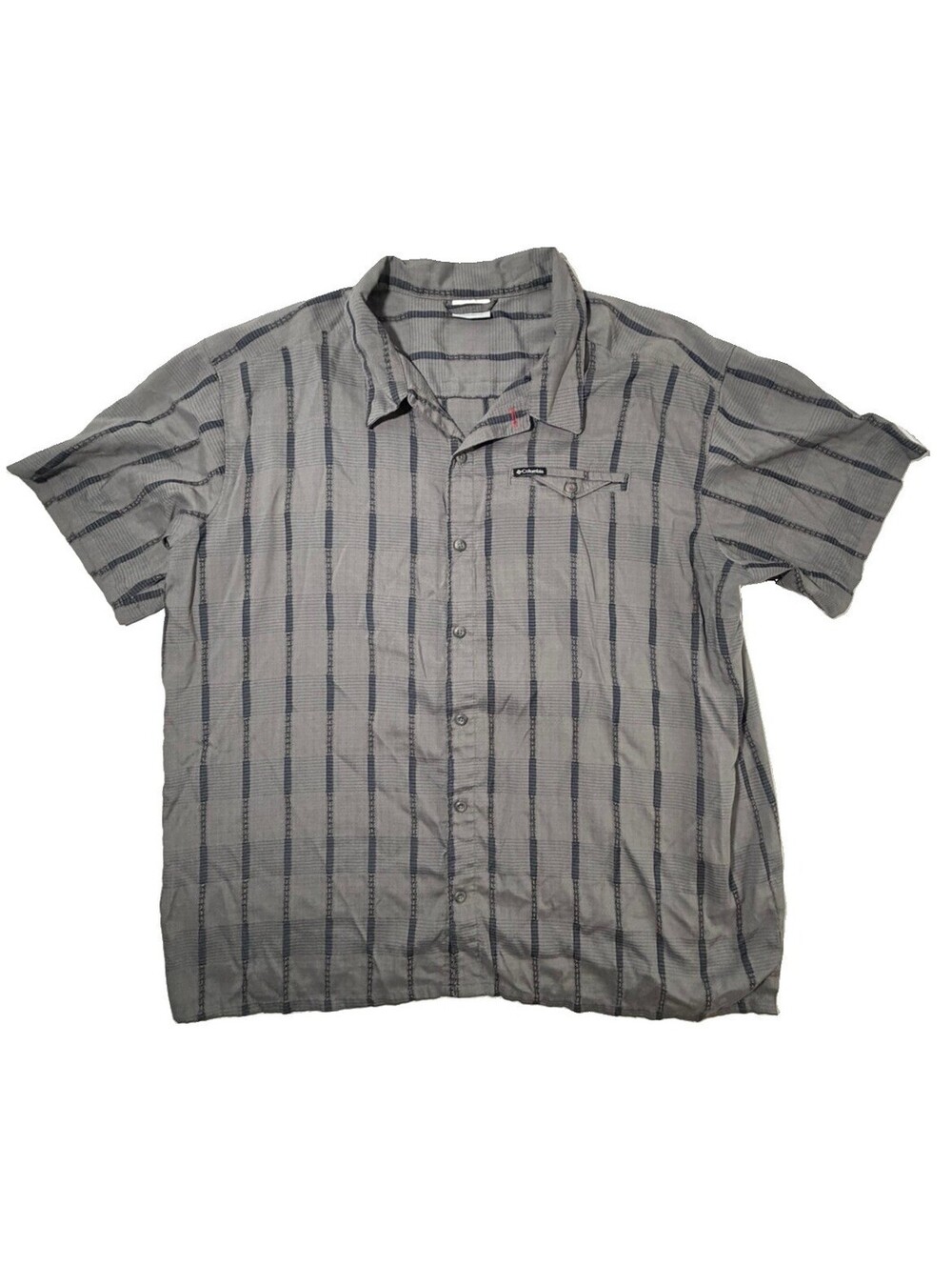 Columbia Button Up Mens 2XL Lakeside Trail Shirt Short Sleeve